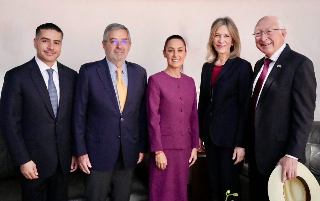 Claudia Sheinbaum Pardo se reúne con Elizabeth Sherwood-Randall, asesora para Seguridad Nacional del gobierno del Presidente Joe Biden.