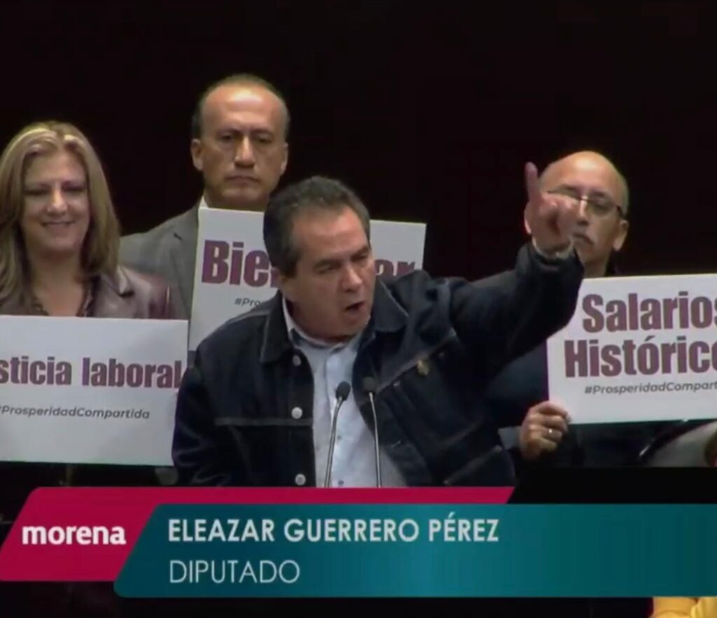 Eleazar Guerrero Pérez defiende reforma que protege poder adquisitivo de los trabajadores