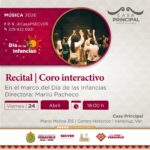 Asiste al Recital Coro Interactivo en el Centro Cultural Casa Principal