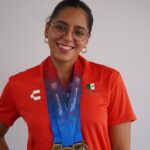 Gana tres oros la veracruzana Susana Hernández en los JCC Santo Domingo 2026